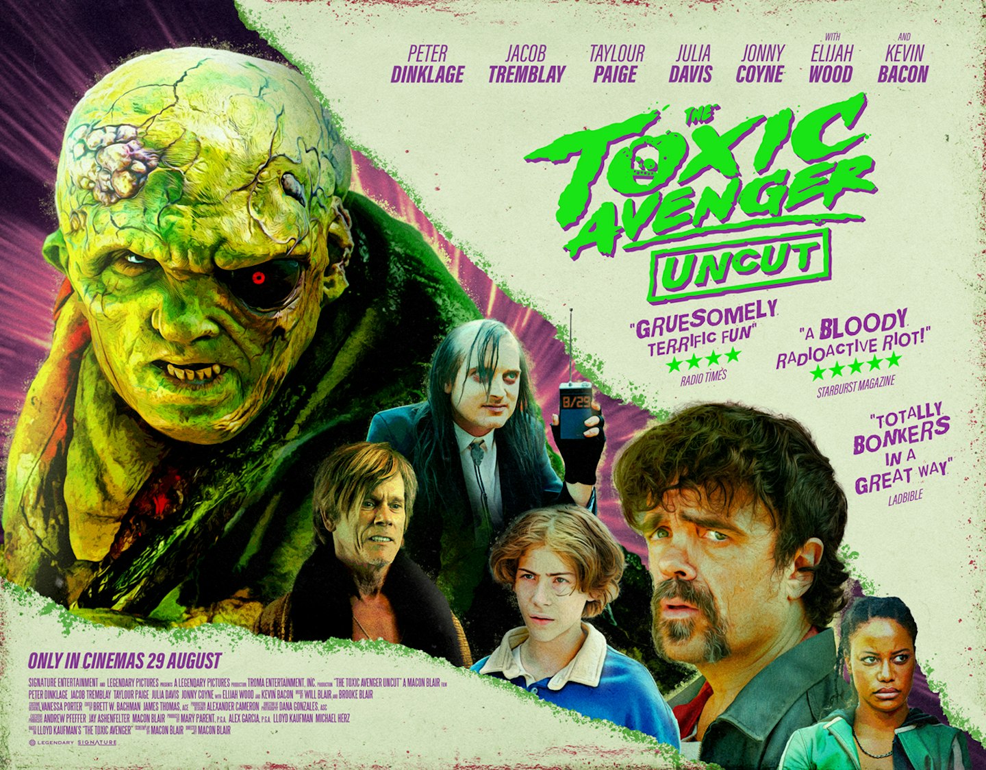 پوستر و تریلر فیلم The Toxic Avenger انتشار یافت: قهرمان فرقه Troma برای یک خونریزی جدید برگشته است