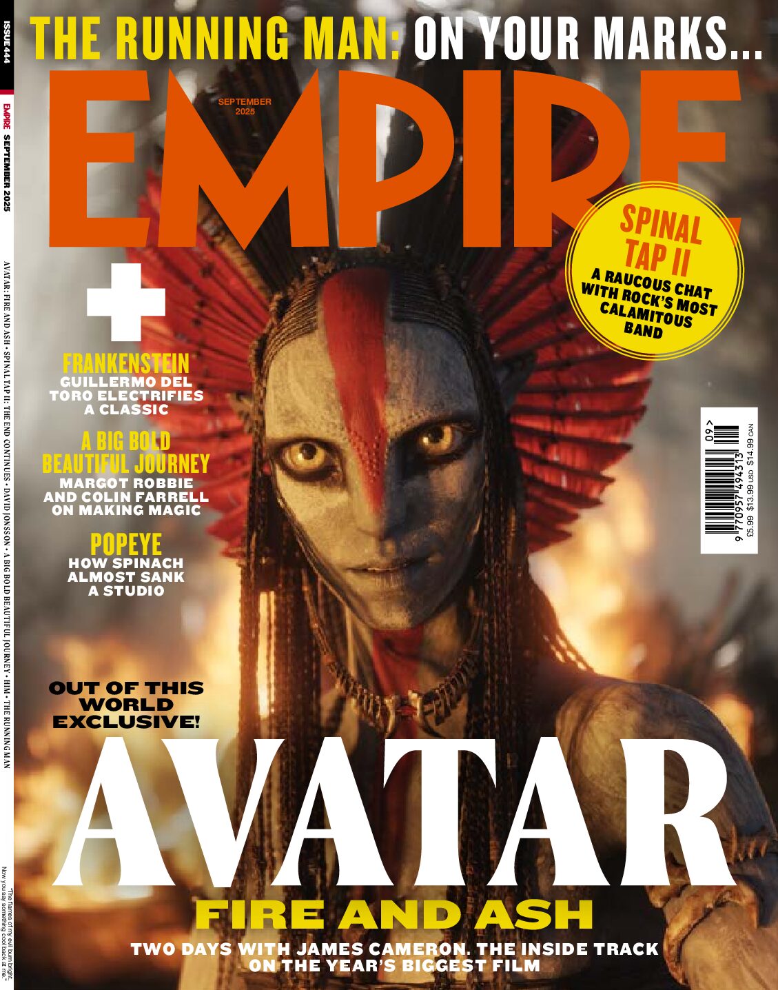 Empire exclusively reveals worldwide covers for The Running Man.
