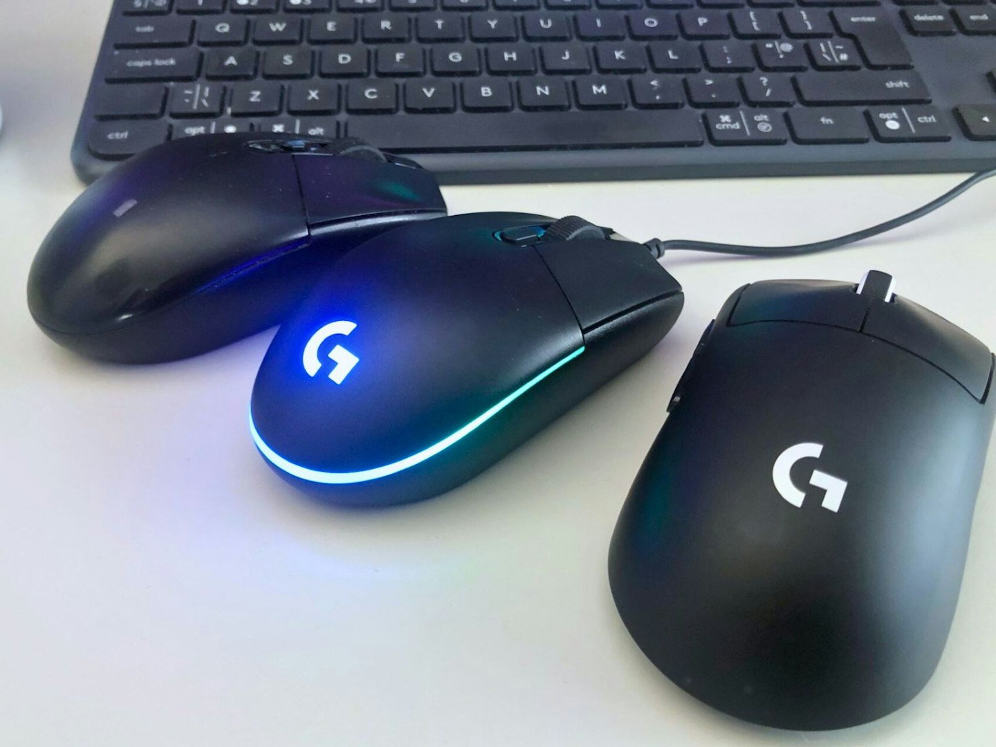 three of the best gaming mice by logitech