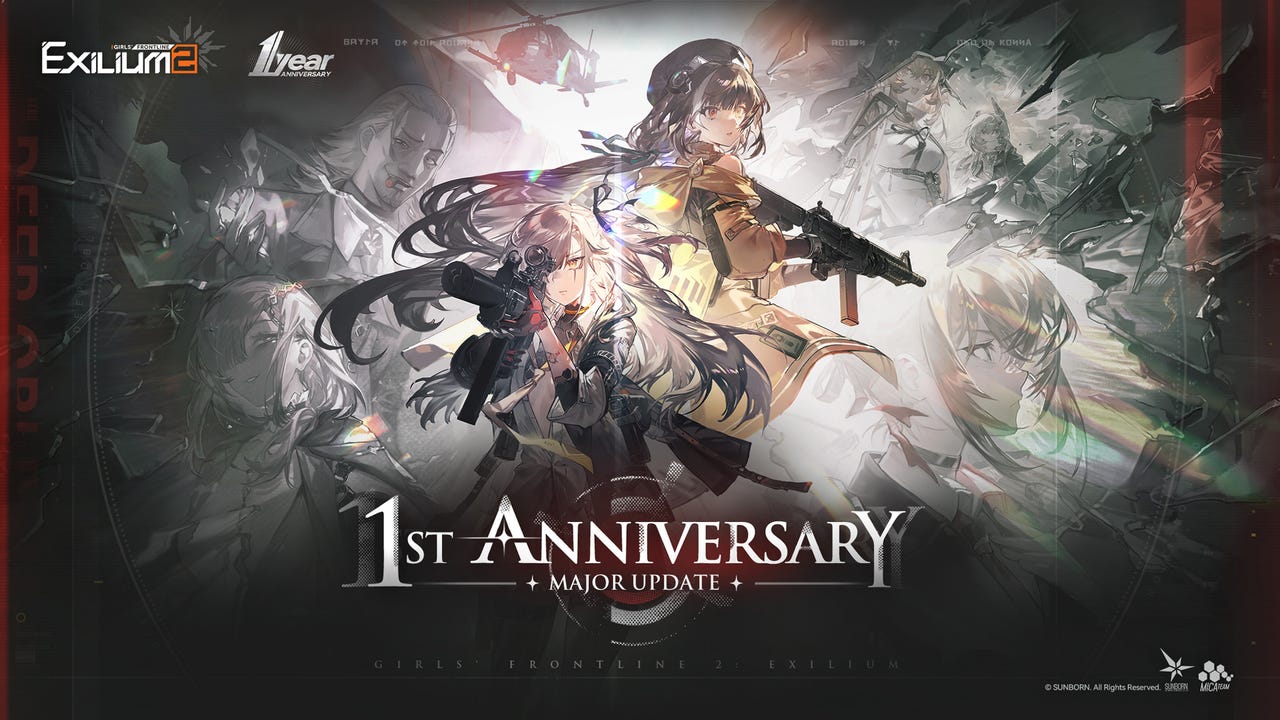 ‎Girls’ Frontline 2: Exilium از مجموعه تغییرات خدمه و جوایز جشن سالگرد پرده برداشت