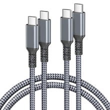 2-Pack Basesailor 10ft USB Type-C Cables (Gray)