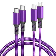 2-Pack Basesailor 10ft USB Type-C Cables (Purple)