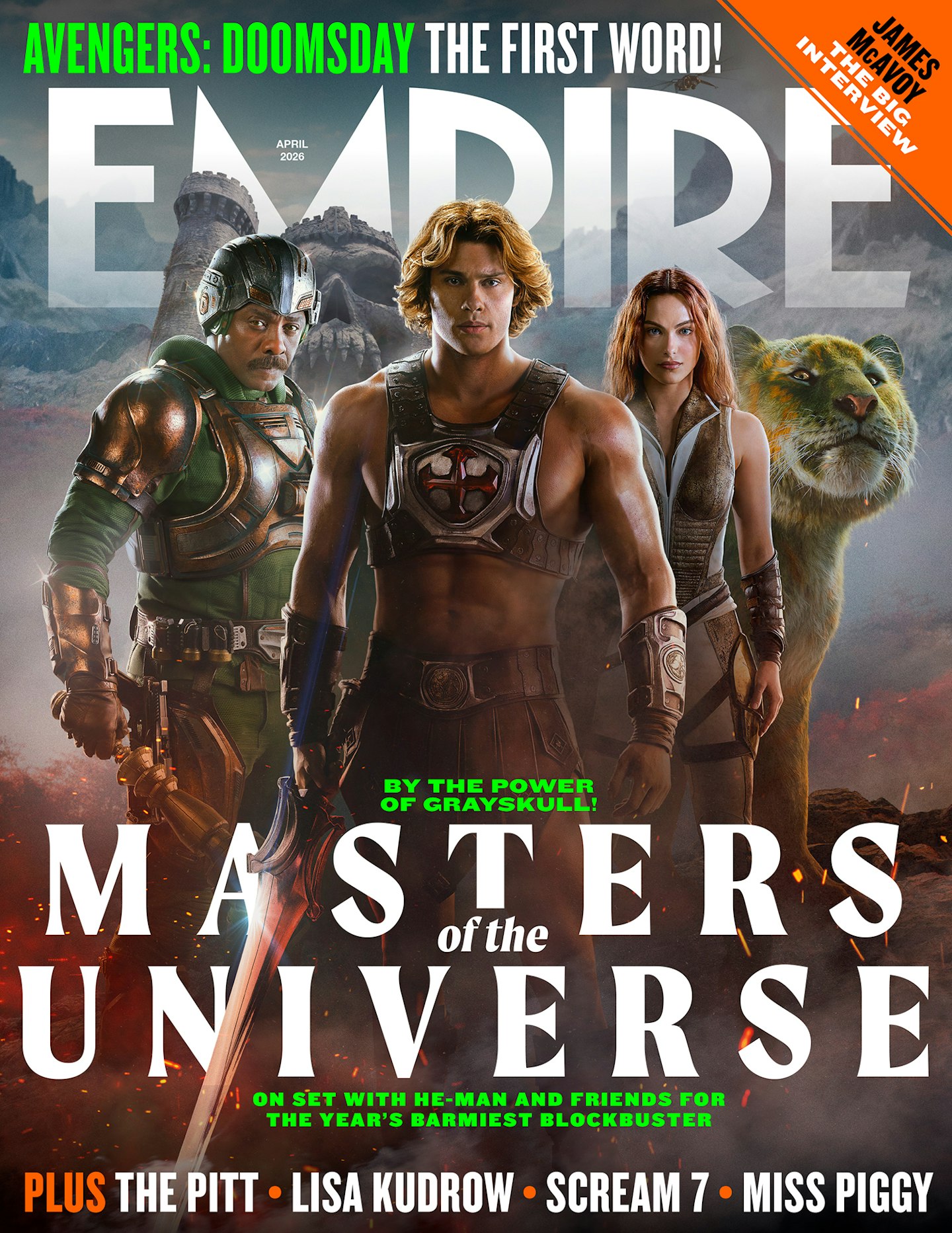 Empire April 2026 – Masters Of The Universe cover