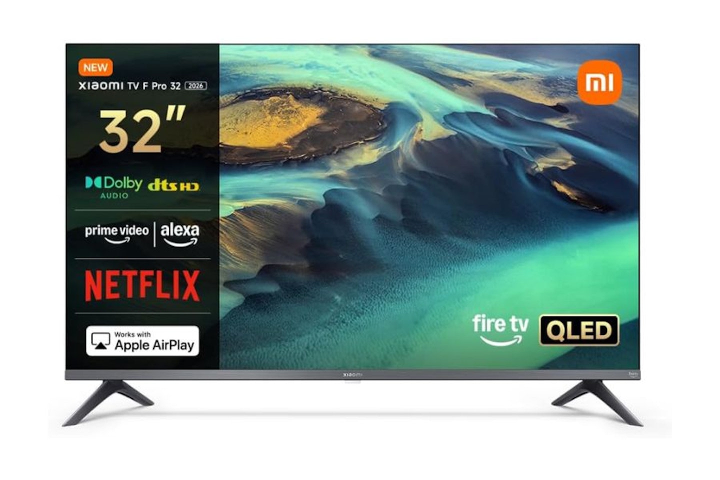 XIAOMI TV F Pro 32, 32 Inch QLED Smart TV - best budget 32-inch smart tv