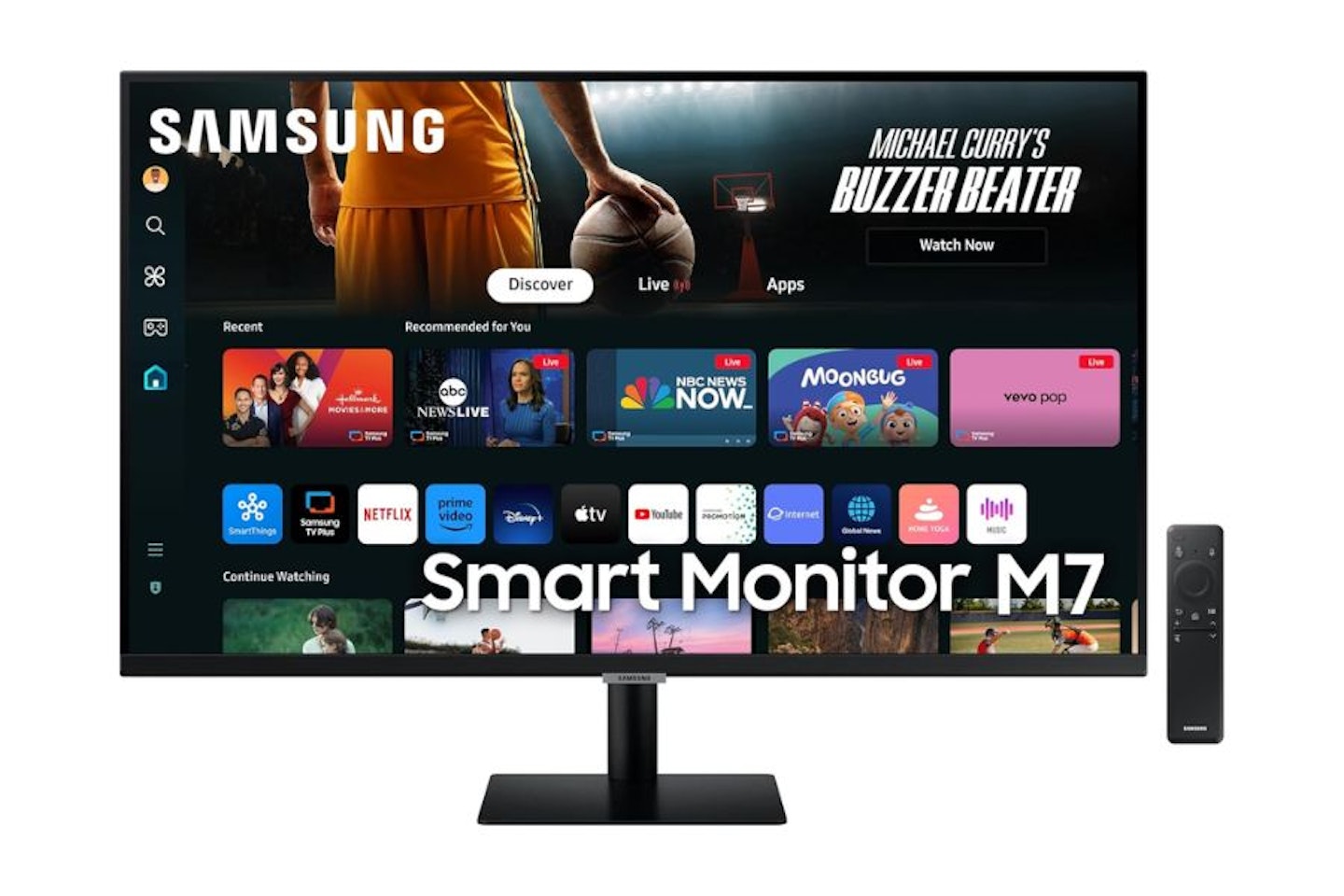 Samsung Smart Monitor M7 32-inch - 4K HDR10 m- Best 32-inch smart monitor