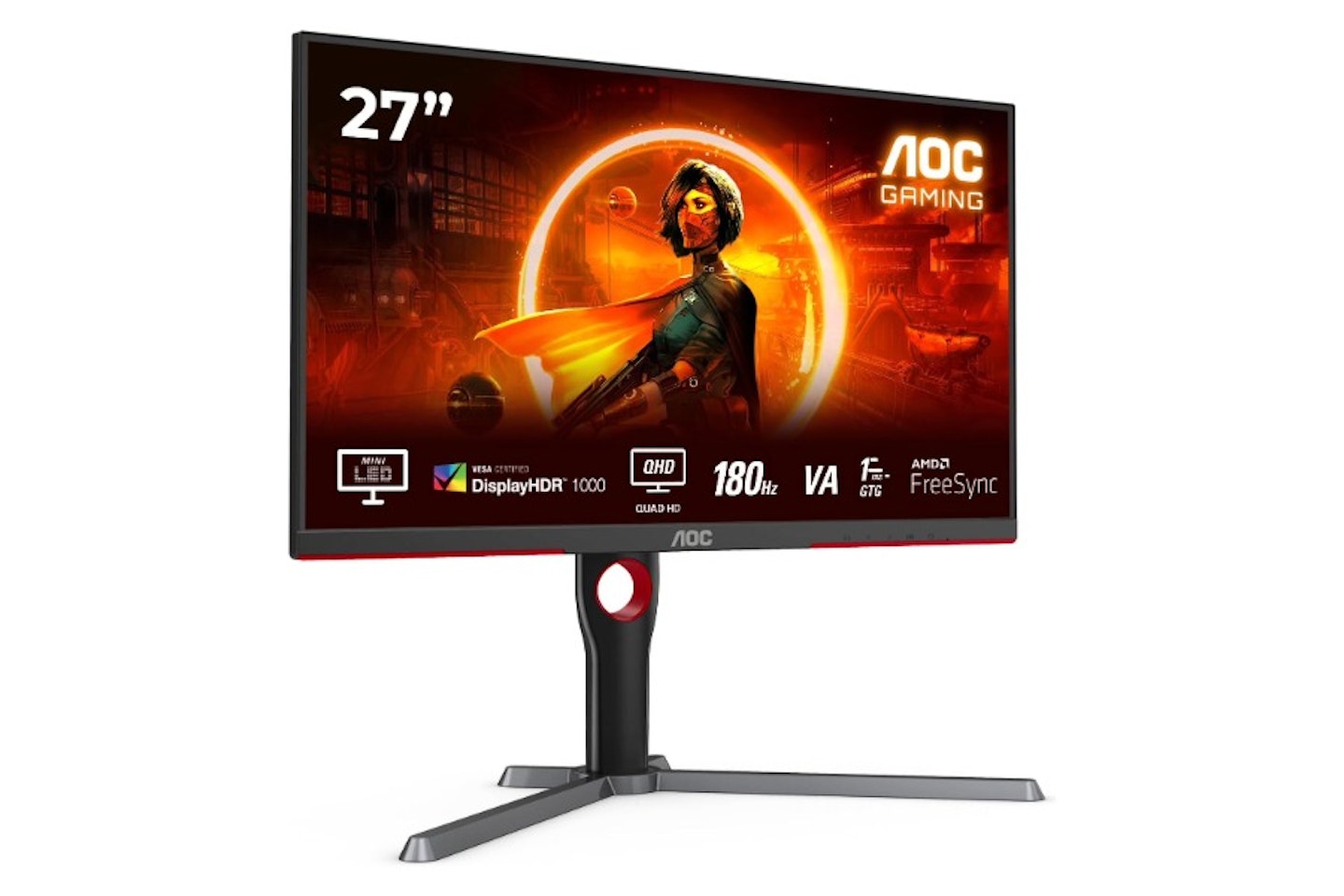Best gaming monitors. AOC Gaming Q27G3XMN 27-Inch gaming monitor. Best 1440p gaming monitor. 