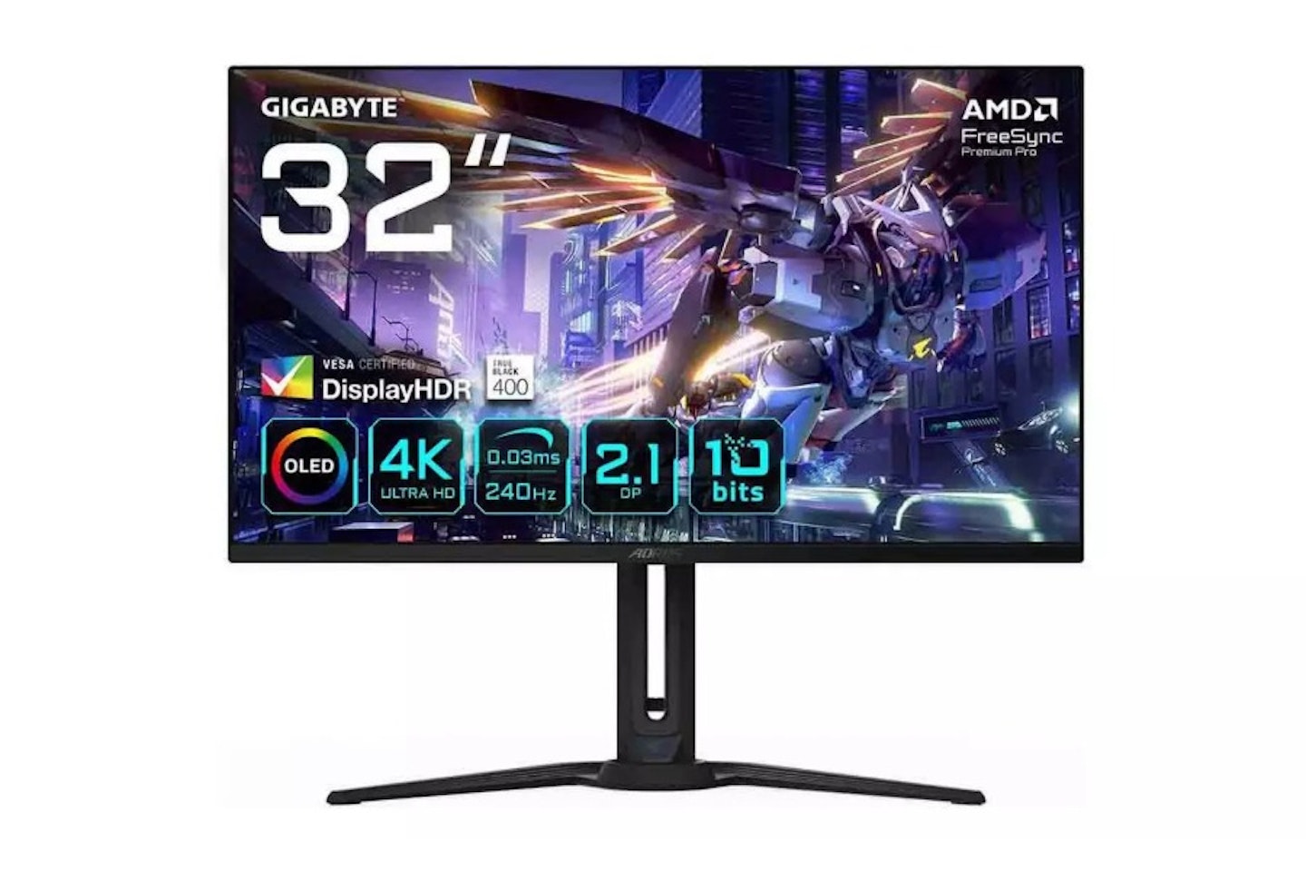 Best gaming monitors. Gigabyte AORUS FO32U2P 32 Inch 240Hz 4K Gaming Monitor. Best 4K gaming monitor.