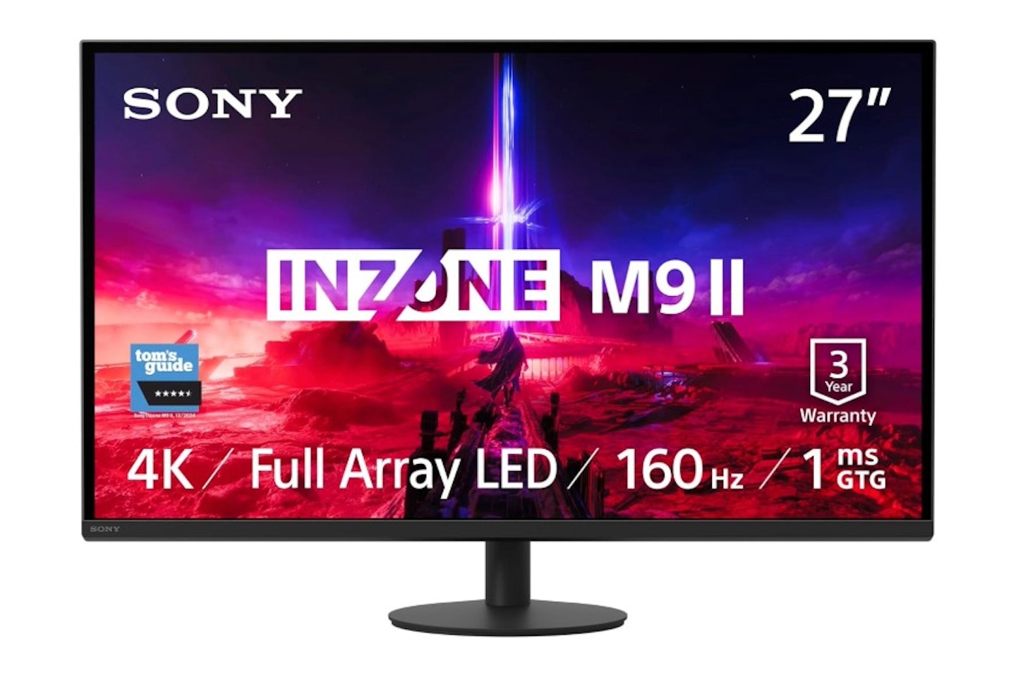 Best gaming monitors. Sony INZONE M9II 27" 4K Ultra HD PC Gaming Monitor. Best gaming monitor for PS5.