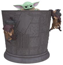 The Mandalorian and Grogu Popcorn Bucket with Fandango Movie Ticket