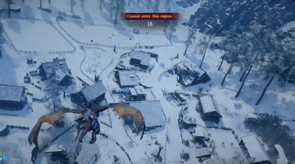 Crimson Desert Player Takes a Dragon Ride Out of Bounds, Discovers Previously Unseen Parts of Pywel