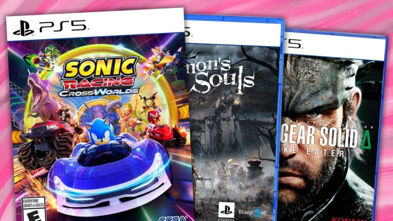 Sonic Racing: CrossWorlds and Demon’s Souls Lead Massive PS5 Game Discounts at Amazon