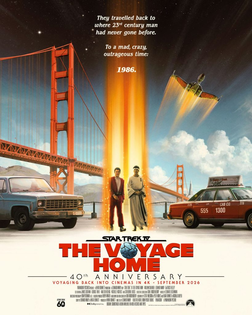 Star Trek IV: The Voyage Home Returning To Cinemas For 40th Anniversary – New Poster